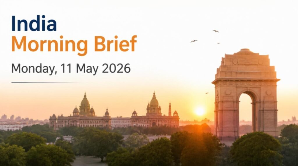 India Morning Brief – Monday, 11 May 2026