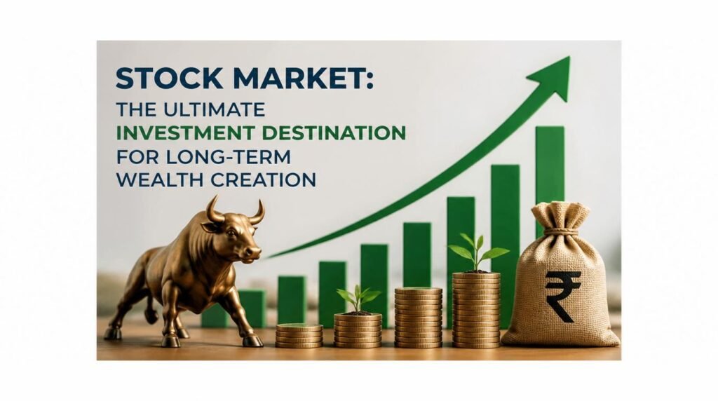 Stock Market: The Smartest Path to Long-Term Wealth Creation.Why the Stock Market Is the Ultimate Wealth-Building Destination